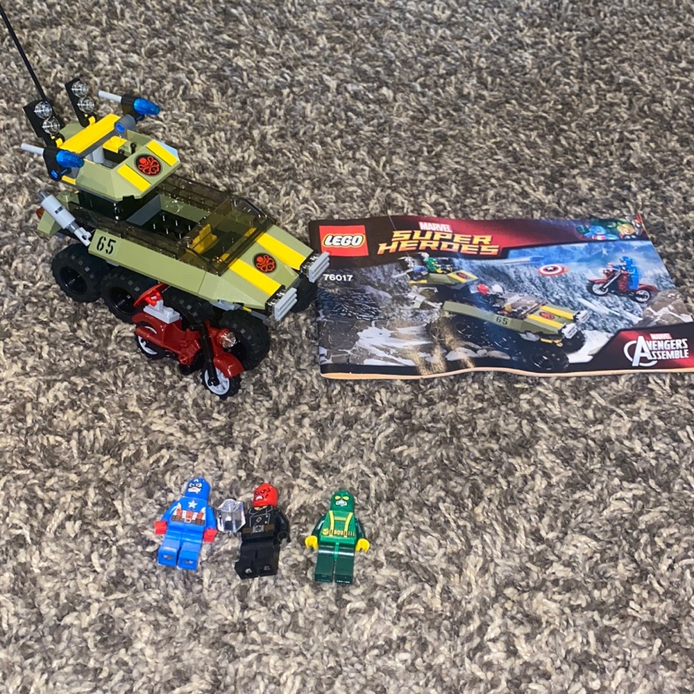 76017 Captain America Vs Hydra Lego set